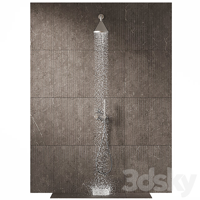 Salvatori shower 3DS Max Model - thumbnail 3