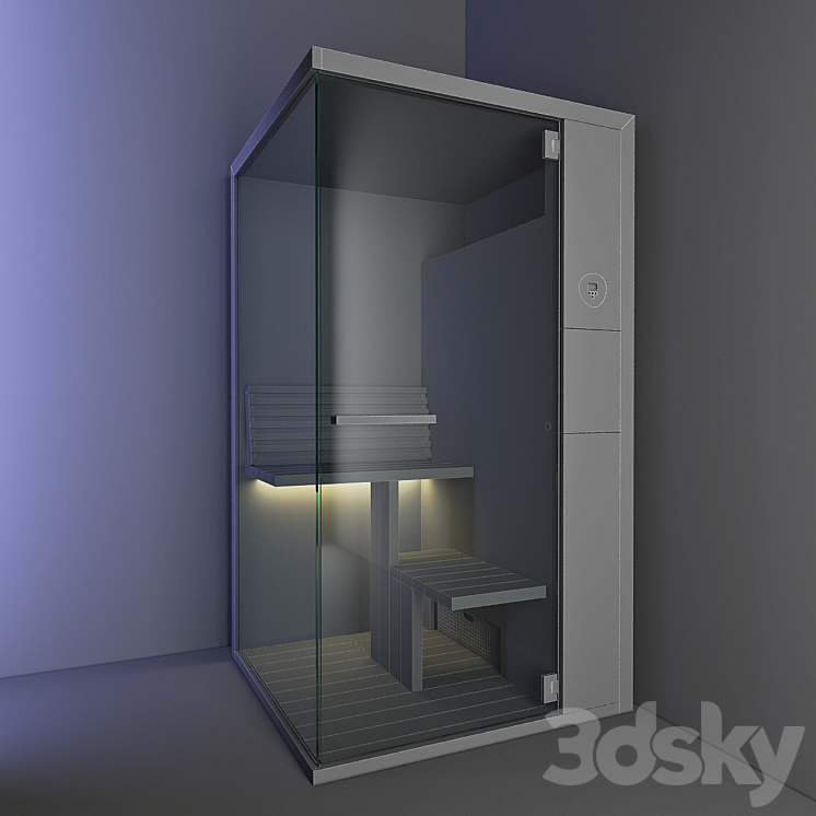 Sauna Duravit 3DS Max - thumbnail 2