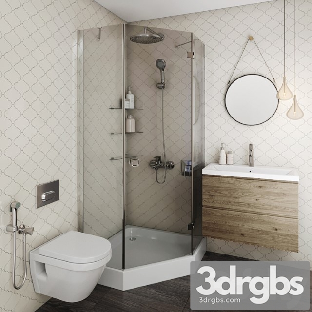 Set Bathroom 3 3dsmax Download - thumbnail 1