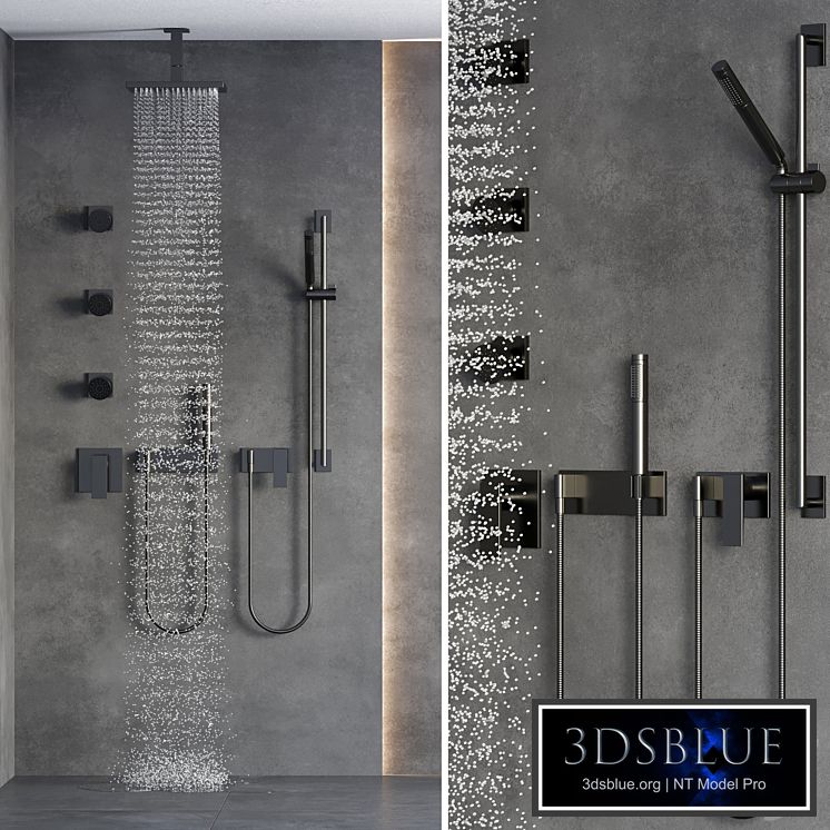 shower 01 3DS Max - thumbnail 3