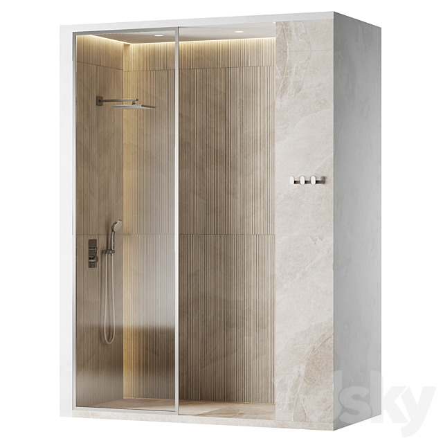 Shower cabin – Shine 3ds Max - thumbnail 1