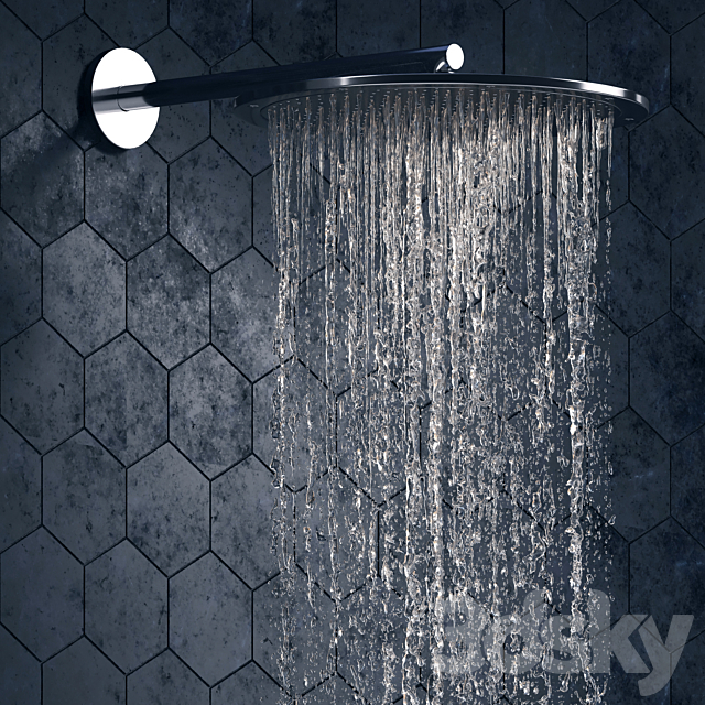 shower + Faucet 02 3ds Max - thumbnail 3