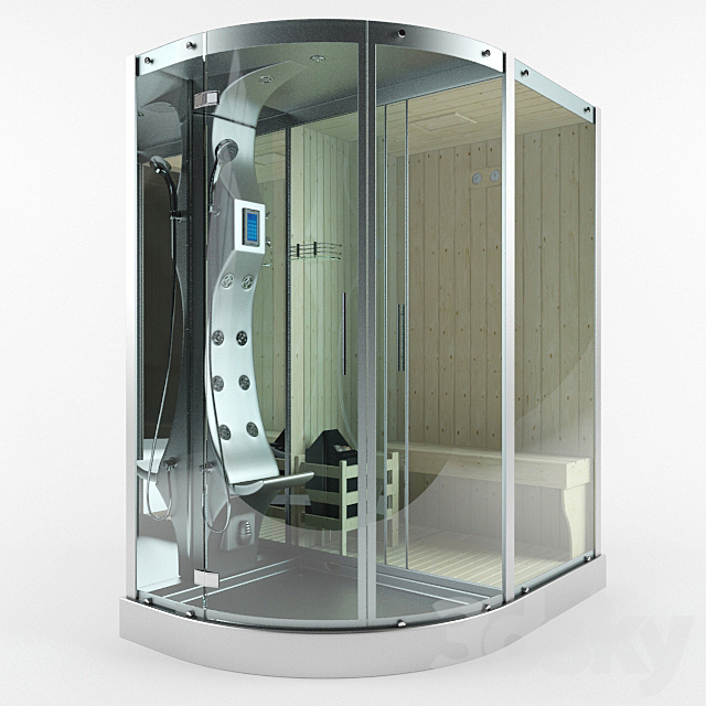 Shower Potter A-901A 3ds Max - thumbnail 1