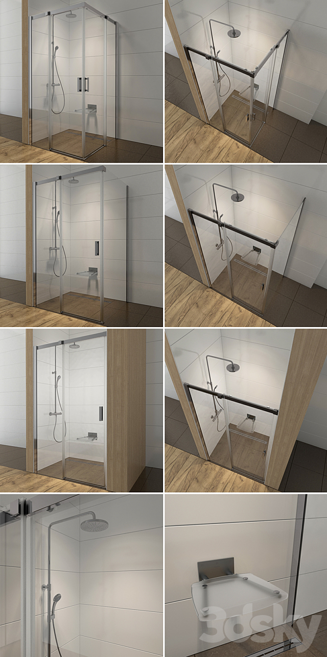 Shower RAVAK Matrix 3ds Max - thumbnail 2