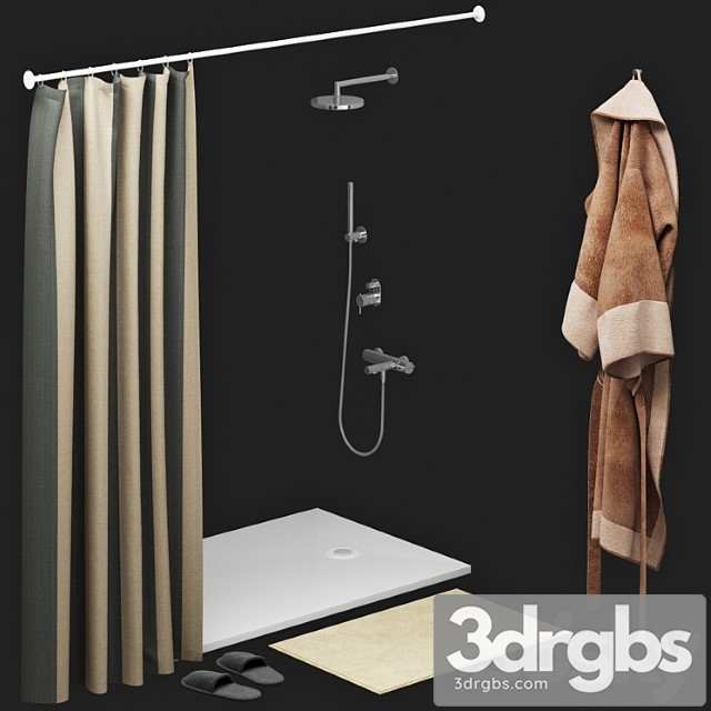 Shower Room 3dsmax Download - thumbnail 1