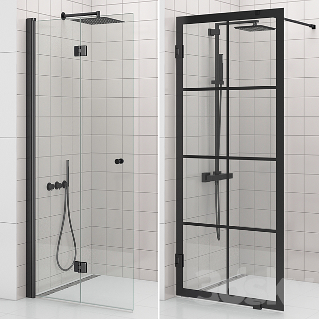 Showers Svedbergs set 86 3DS Max Model - thumbnail 3