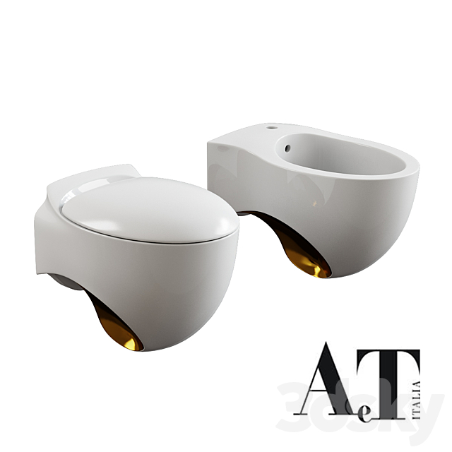 AeT Italia _ Orizzonti Accent (toilet and bidet) 3ds Max - thumbnail 1