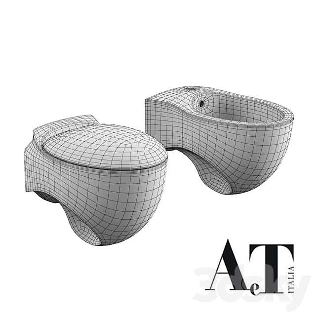 AeT Italia _ Orizzonti Accent (toilet and bidet) 3ds Max - thumbnail 2