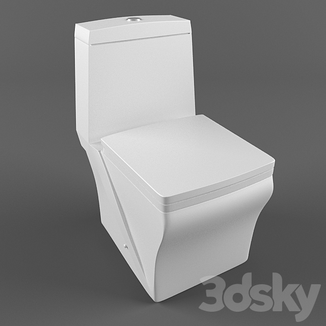 Ariel Granada Toilet 3ds Max - thumbnail 1