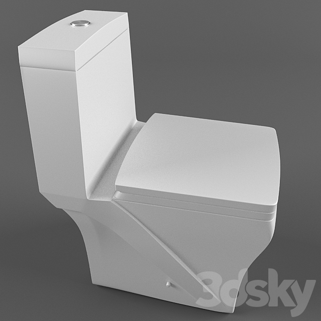 Ariel Granada Toilet 3ds Max - thumbnail 2