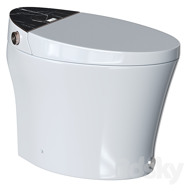 Casta Diva Elongated Smart Toilet 3ds Max - thumbnail 1