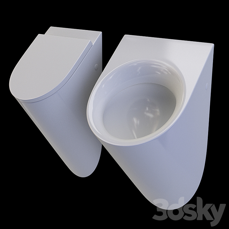 Catalano urinal 3DS Max - thumbnail 1