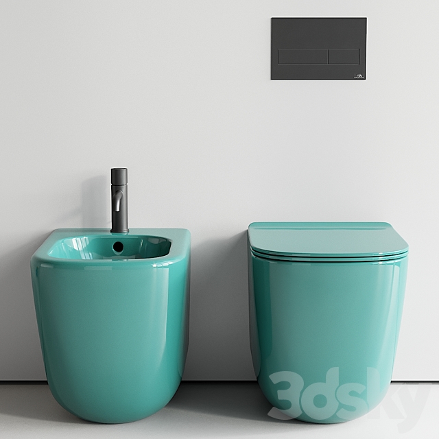 Ceramica Cielo Era WC Set 2 3ds Max - thumbnail 3