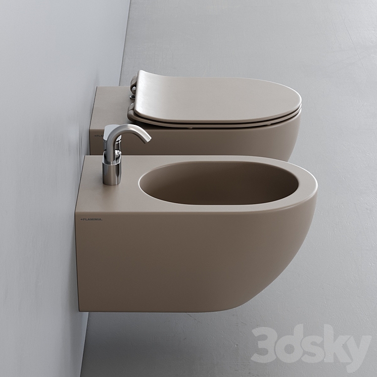 Ceramica Flaminia App Wall-Hung WC 3DS Max - thumbnail 2