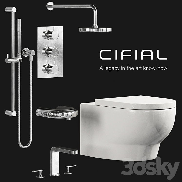 Cifial BATH SOLUTIONS 3DS Max - thumbnail 1