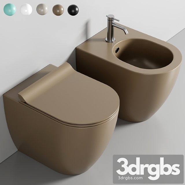 Color elements 55×36 toilet by gsi ceramica - thumbnail 1