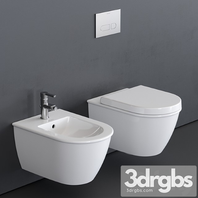 Duravit Darling New Wall Hung Wc 3dsmax Download - thumbnail 1