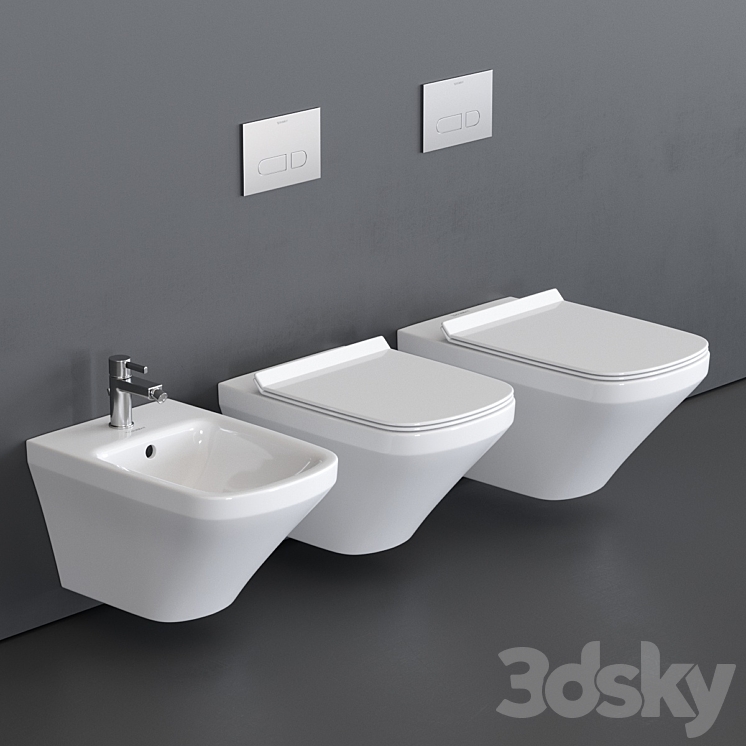 Duravit DuraStyle Wall-hung WC 3DS Max - thumbnail 1