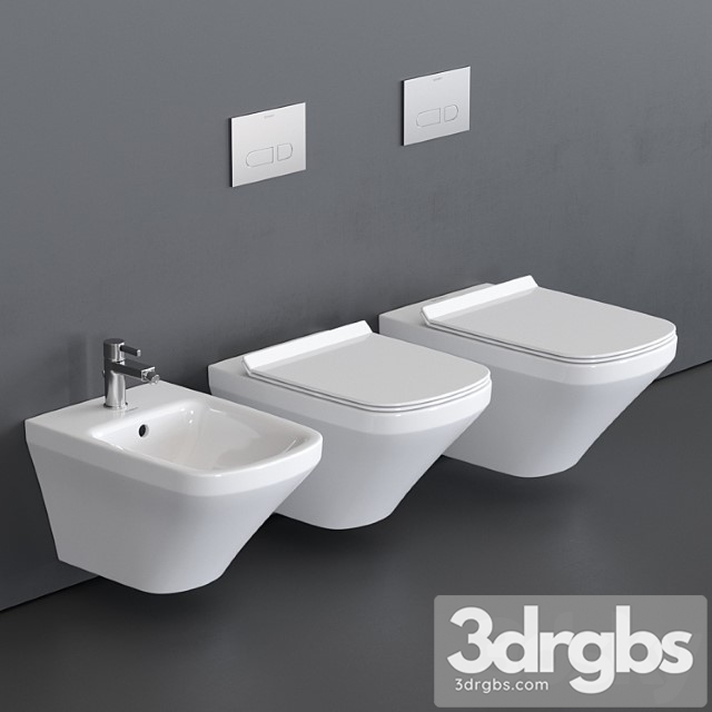 Duravit Durastyle Wall Hung Wc 3dsmax Download - thumbnail 1