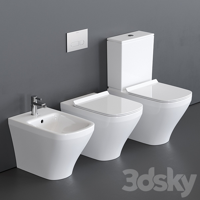 Duravit DuraStyle WC 3ds Max - thumbnail 1