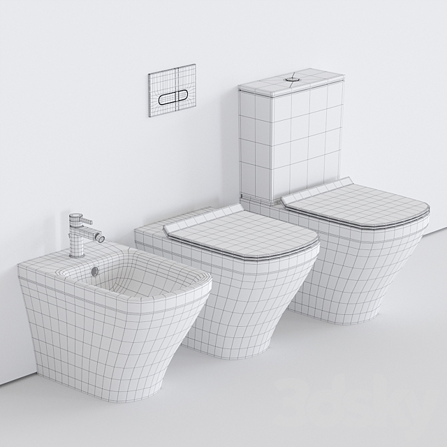 Duravit DuraStyle WC 3ds Max - thumbnail 3