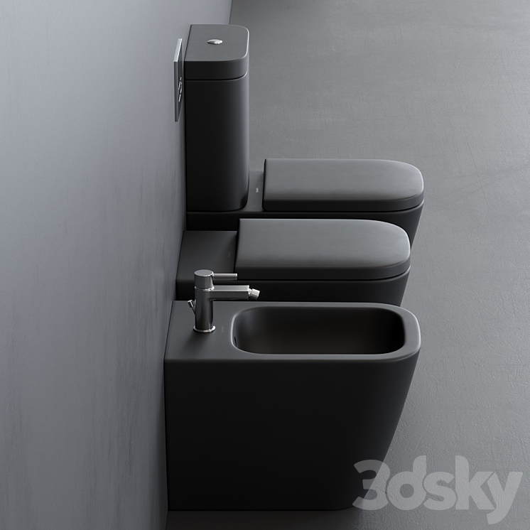 Duravit HAPPY D.2 WC 3DS Max - thumbnail 2