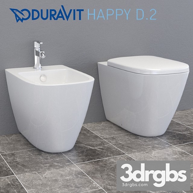 Duravit Happy D2 3dsmax Download - thumbnail 1