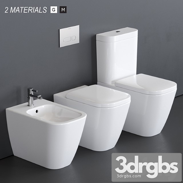 Duravit Happy D2 Wc 3dsmax Download - thumbnail 1