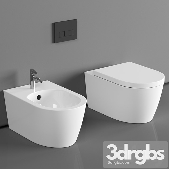 Duravit me by starck wall-mounted bidet matt white, with wondergliss - thumbnail 1