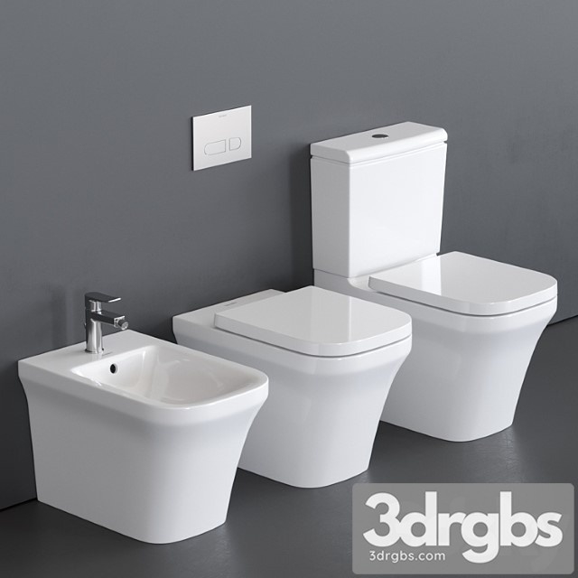 Duravit P3 Comforts Wc 3dsmax Download - thumbnail 1