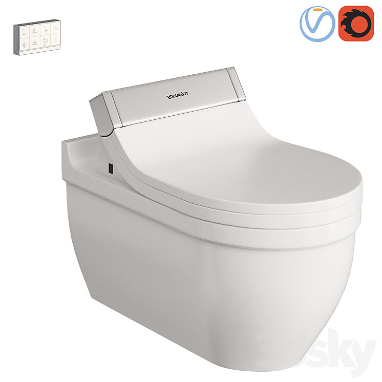 Duravit SensoWash starck 3DS Max - thumbnail 1