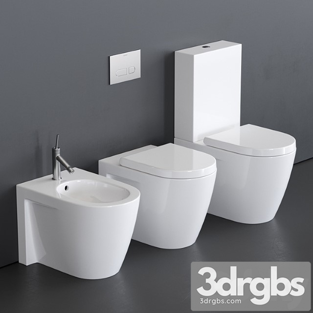 Duravit Starck 2 Wc 3dsmax Download - thumbnail 1