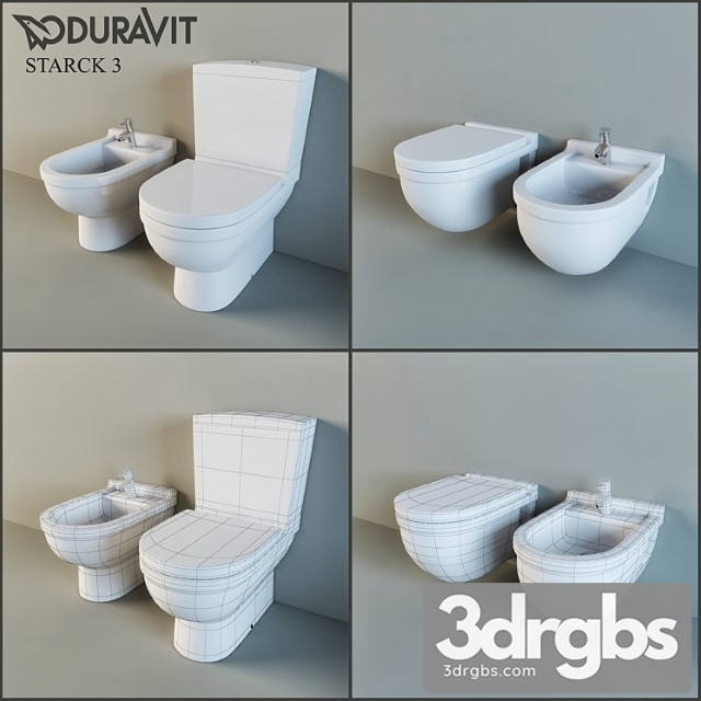 Duravit Starck 3 1 3dsmax Download - thumbnail 1