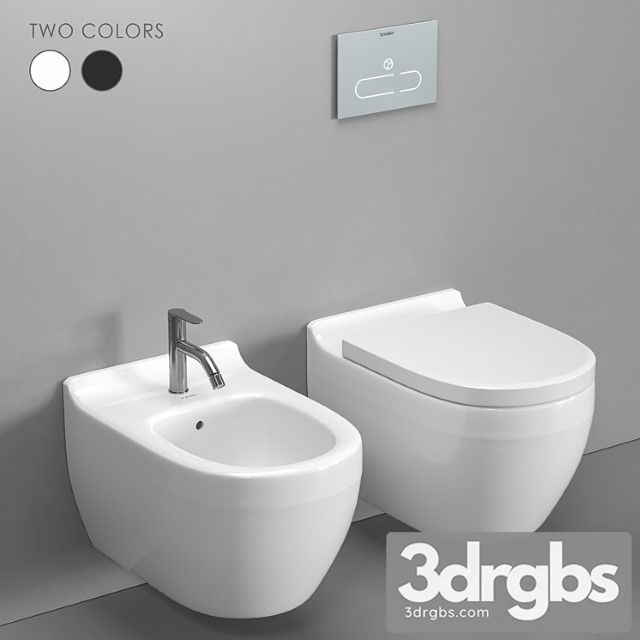 Duravit Starck 3 Podvesnye Unitaz I Bide 3dsmax Download - thumbnail 1