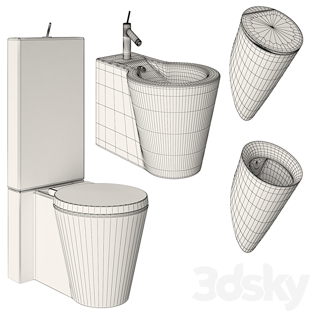 Duravit Starck 3DS Max Model - thumbnail 5