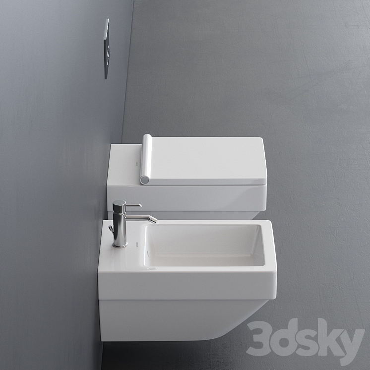 Duravit Vero Air Wall-hung WC 3DS Max - thumbnail 2