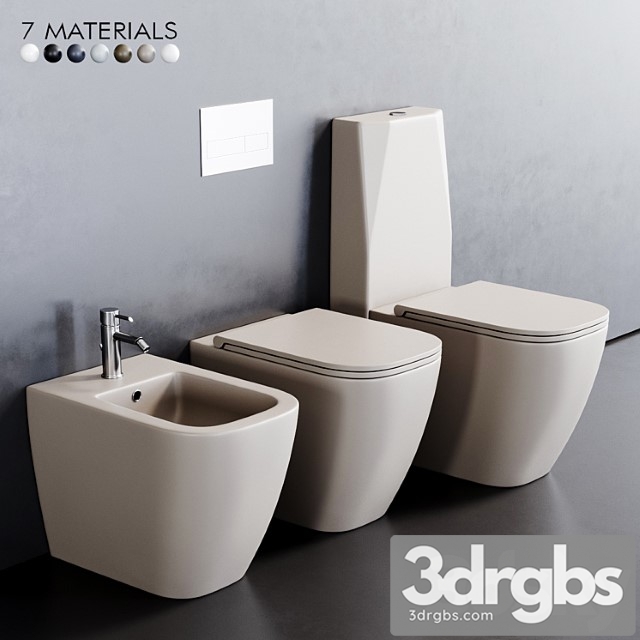 Esedra by sdr ceramiche quadra wc - thumbnail 1