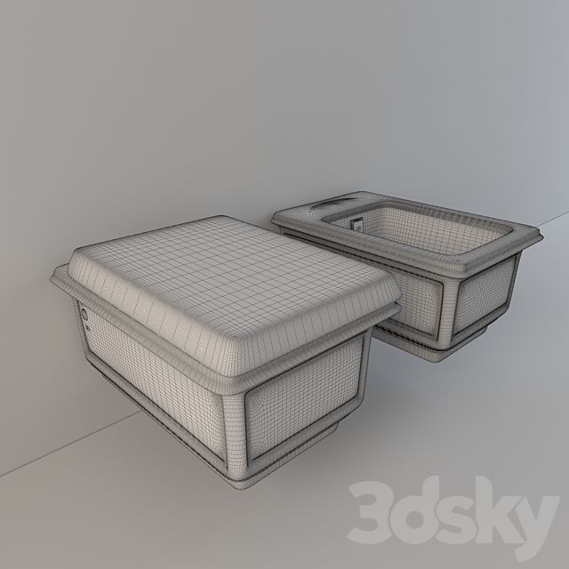 Gessi _ Eleganza sanitaryware 3DS Max Model - thumbnail 2