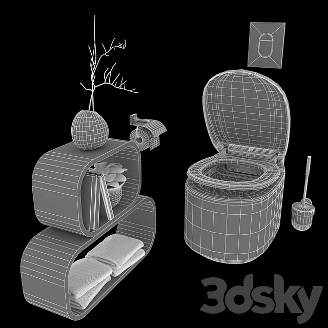 GROHE SENSIA ARENA WC 3DS Max Model - thumbnail 3