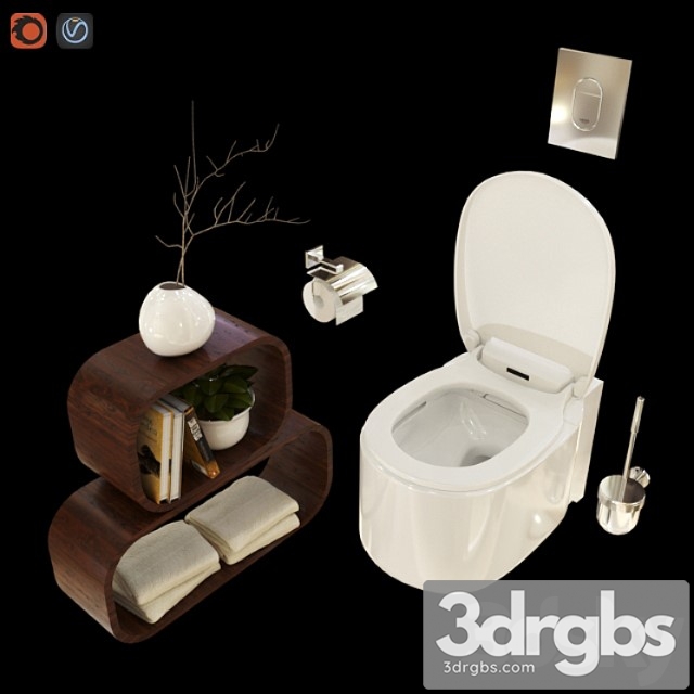 Grohe Sensia Arena Wc 3dsmax Download - thumbnail 1