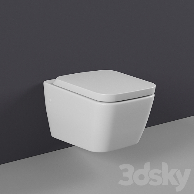 Hanging toilet ideal standard SIMPLY U 3ds Max - thumbnail 1