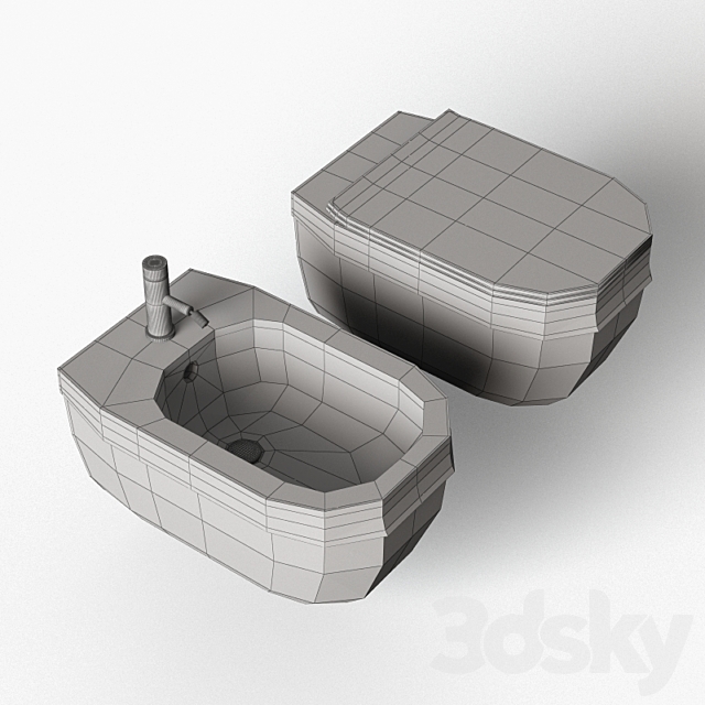 HATRIA Abito set of plumbing 3DS Max Model - thumbnail 3