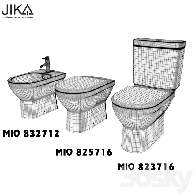 JIKA MIO + 825 716 832 712 823 716 + 3DS Max Model - thumbnail 2