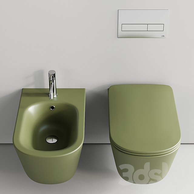 Kerasan Tribeca Wall-Hung WC 3ds Max - thumbnail 3