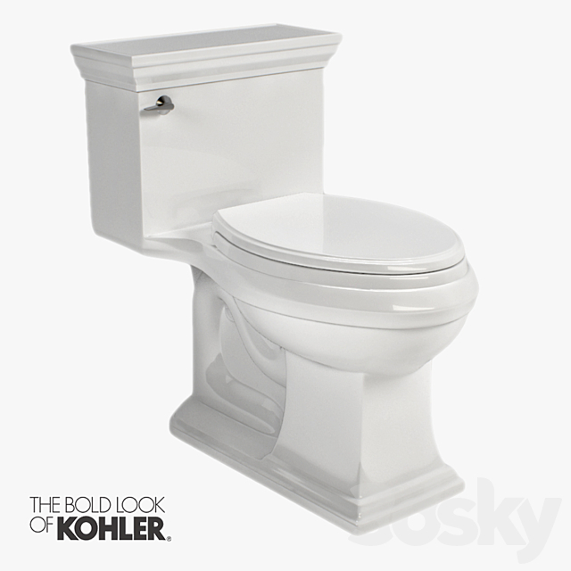 Kohler Memoirs Stately K-3813-0 3DS Max Model - thumbnail 1