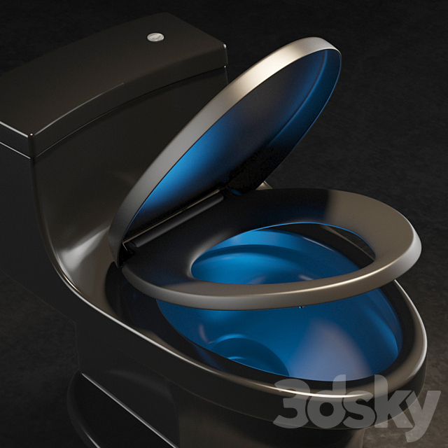 KOHLER- San Souci- Touchless Toilet- 2 finishes 3ds Max - thumbnail 2