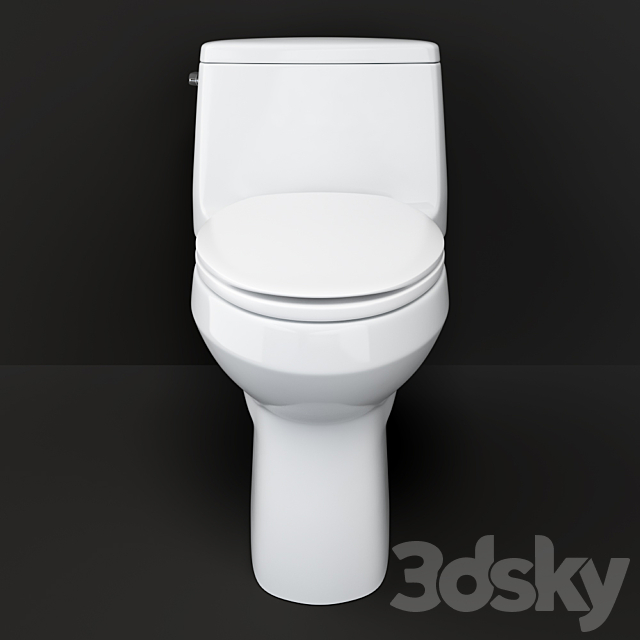 KOHLER “Santa Rosa” Toilet 3DS Max Model - thumbnail 3