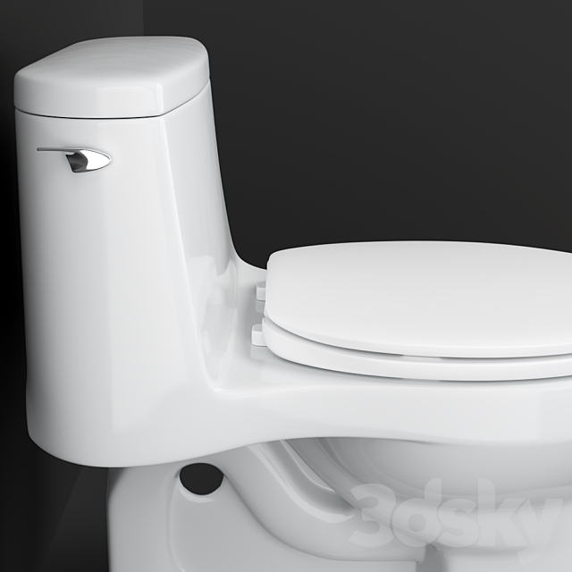 KOHLER “Santa Rosa” Toilet 3DS Max Model - thumbnail 4