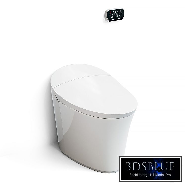 Kohler Veil Comfort Height smart toilet 3DS Max - thumbnail 3