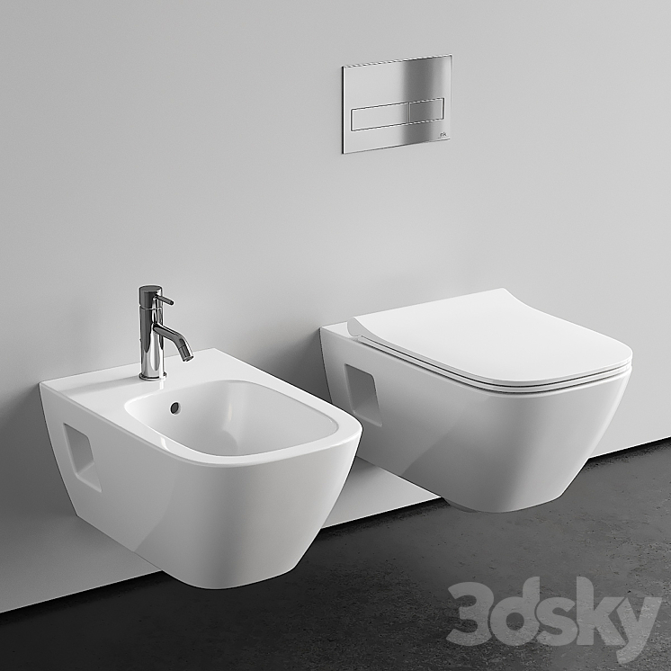 Kolo Modo Wall-Hung WC 3DS Max - thumbnail 1